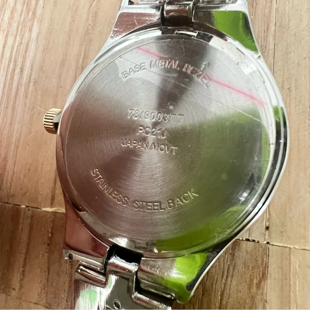 Sutton by Armitron ladies two tone dress watch NEW BATTERY